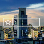 Skyline de Toulouse au crépuscule – illustration du marché immobilier couvert par les meilleures agences immobilières à Toulouse
