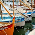 Bateaux traditionnels dans le port de Bandol, sur le littoral varois