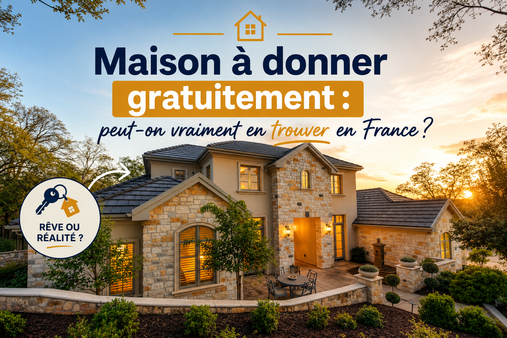Maison à donner gratuitement en France : réalité ou mythe du marché immobilier