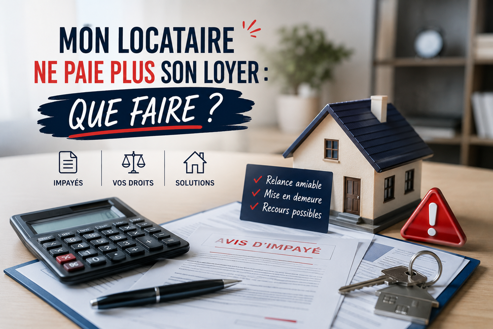 Loyer impayé : propriétaire analysant un avis de retard de paiement d'un locataire.