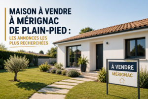 Maison à vendre à Mérignac de plain-pied avec jardin dans un quartier résidentiel recherché